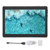 Black 10.1Inch HD Tablet PC 4GB RAM 64GB ROM 2.4GHz 5Ghz WiFi 2560x1600 Display Tablet Computer for Android US Plug