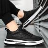 Casual shoes spring new student sports outdoor board shoes leather black tooling men's shoes