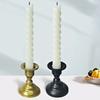 Nordic Retro Candlestick Creative Mini Golden Wrought Iron Geometric Candle Holders Decoration Dual-use Candlestick HomeDecor