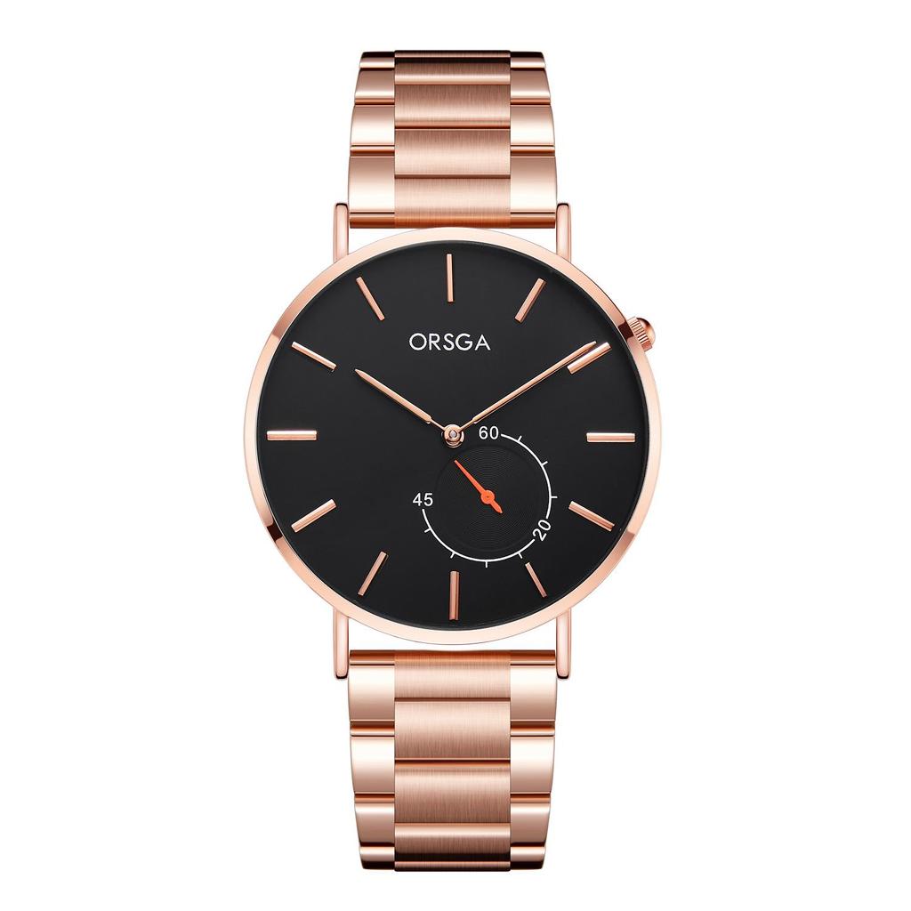 ORSGA Fashion Ultra-Thin Minimalist Men's Waterproof Quartz Watch