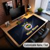 Large Mouse Pad Fenerbahçe FC Print Custom Name Text Desk Mat for Office Gaming