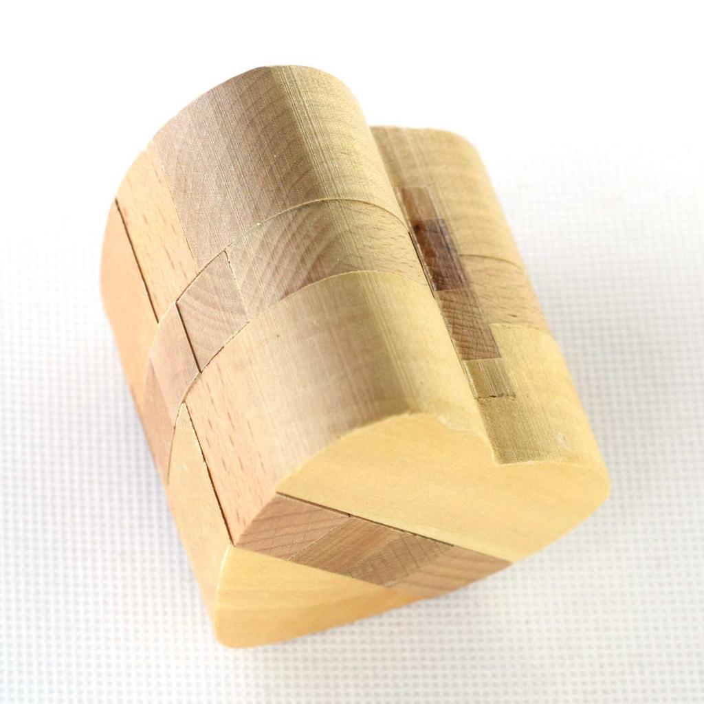 Heart Shaped Luban Lock Secret Box To Hide Stuff Wooden Brain Teaser Puzzles for Adults Kids IQ Logic Test Surprise Gifts