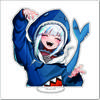 16CM Anime Cosplay Acrylic Stand Ornaments Gawr Gura Figure Stand Halloween Christmas Fans Gifts