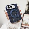 Case For Apple iPhone Duo For Foldable iPhone Duo For Magsafe With 360° Rotation Magnetic Ring Stand Luxury Bling Glitter Cover