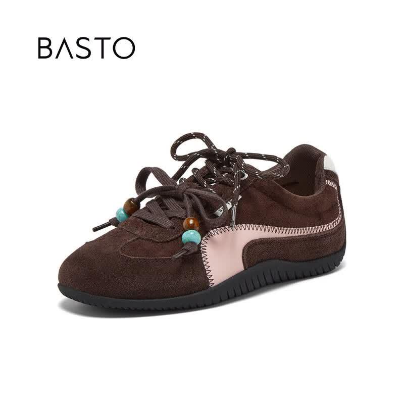 BASTO Women s Retro Spliced German Training Shoes 37