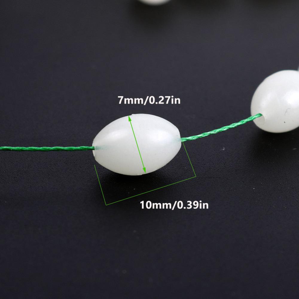 440 Perline Luminose Da Pesca Tigofly - Gomma Morbida, Galleggianti, Verde Fluorescente, Per Rig - Foto 5