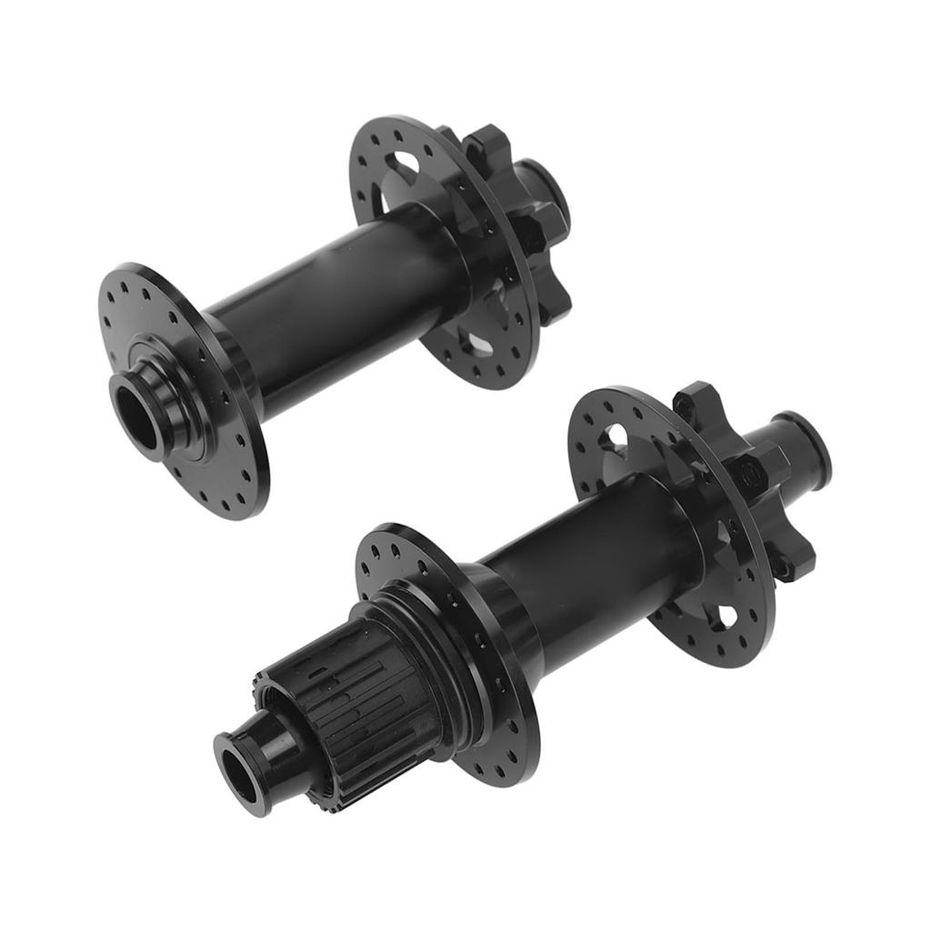1 Pair Mountain Bike Hub 32 Holes Waterproof Sealed Anodizing Black Front Rear Aluminum Alloy for Bicycle
