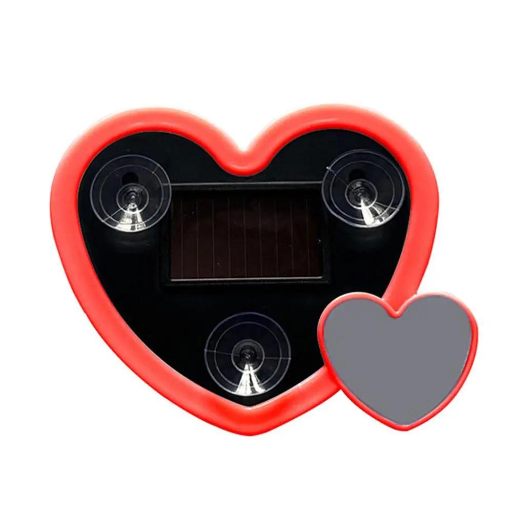 Solar Powered Heart Shaped Neon Light Car Atmosphere With Modes Car Light Decoration 4 Accessory Lamp Ambient E8e7