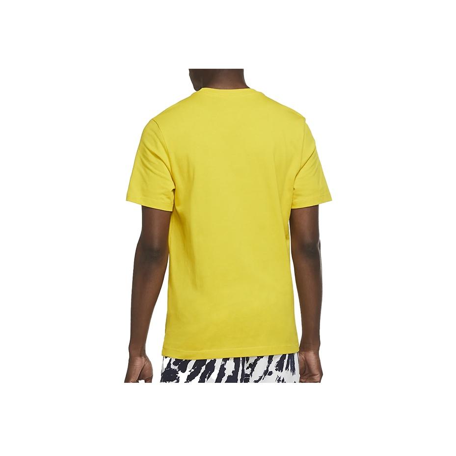 Nike Peace, Love, Basketball Short Sleeve T-Shirt Men Tops Yellow CV2111-735
