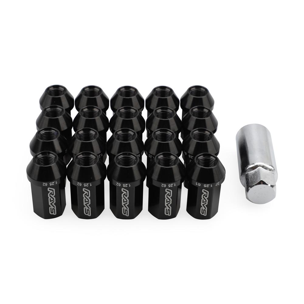 Aluminum Car Wheel Lock Nuts Racing Lug Nuts Length 42MM 12x1.5/1.25 for RAYS Racing Nuts Car Accessories Universial New