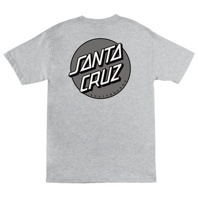 Santa Cruz Skateboards Hemd Andere Punkte Sportgrau Ton in Ton