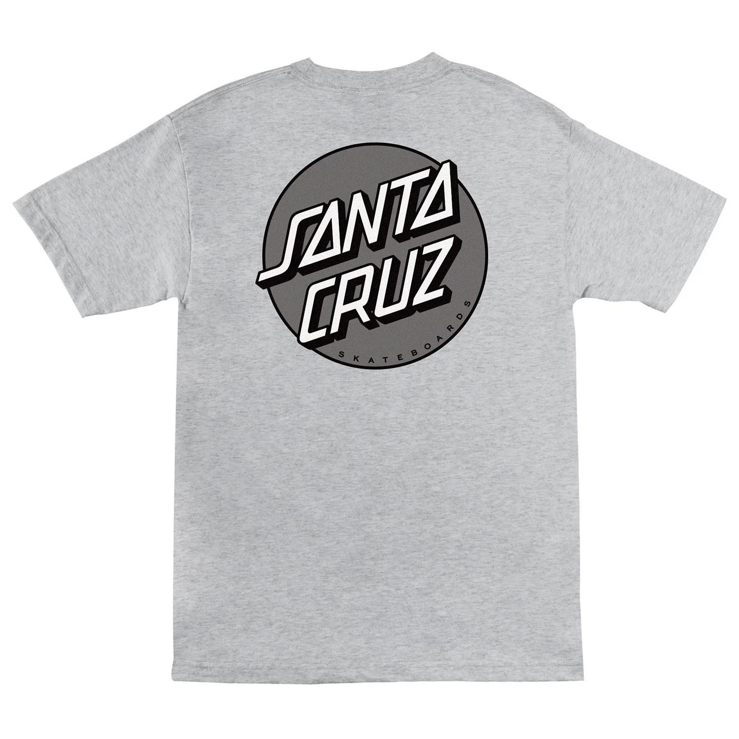 Santa Cruz Skateboards Shirt Other Dot Sport Grey Tonal L