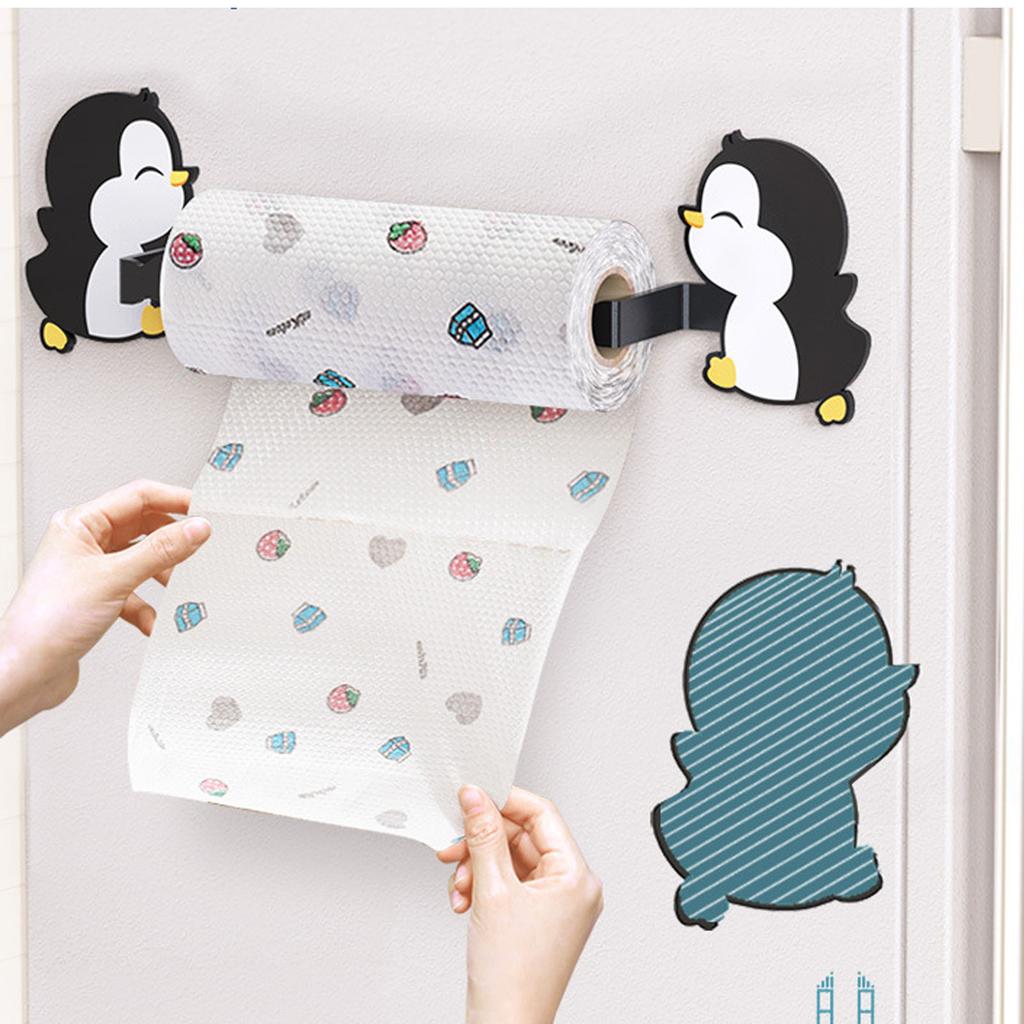Magnetic Refrigerator Organizer Muti Use Magnetic Paper Towel Holder Strong Magnet Paper Towel Rack