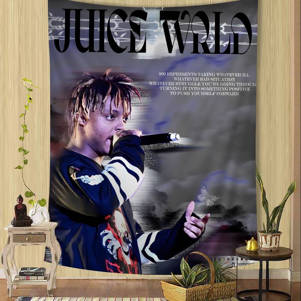 WRLD Juice Tapiserie Bohemiană Suspendată Decor Acasă Decor Bohemian Hippie Perete Divinație Decor Acasă