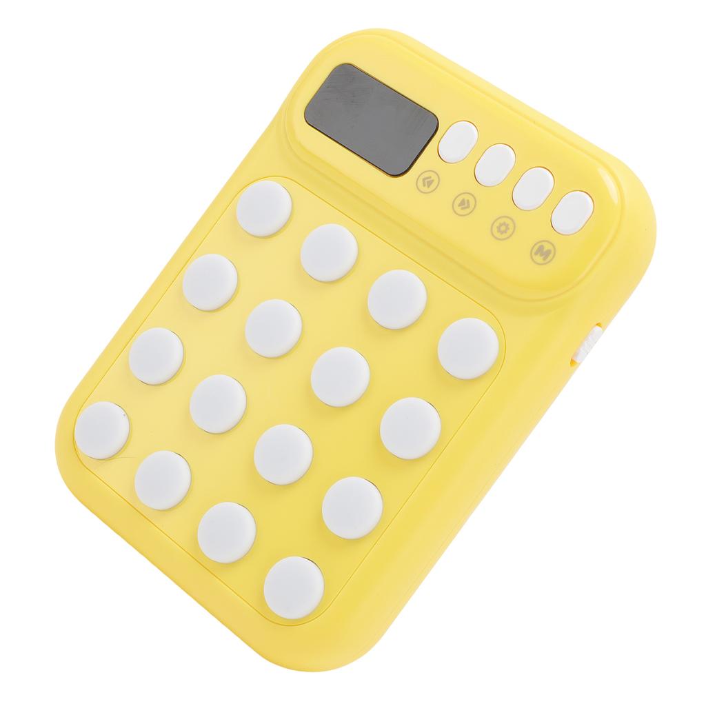 Handheld Game for Kids Electronic Brain Teasers Puzzle Memory Game for Kids Concentration Training Yellow