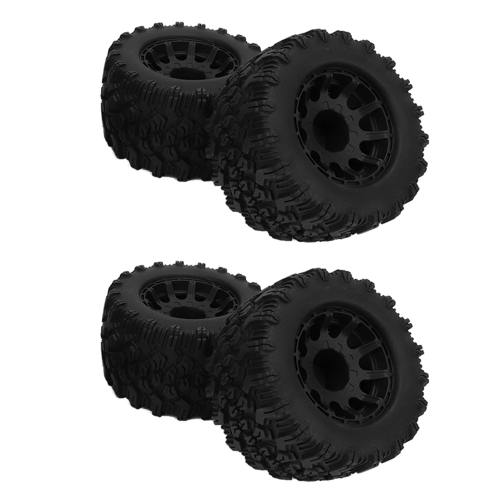 

RC Monster Truck Tire Black Truck Wheel 12mm Hex Tire 1/10 1/10 чорний