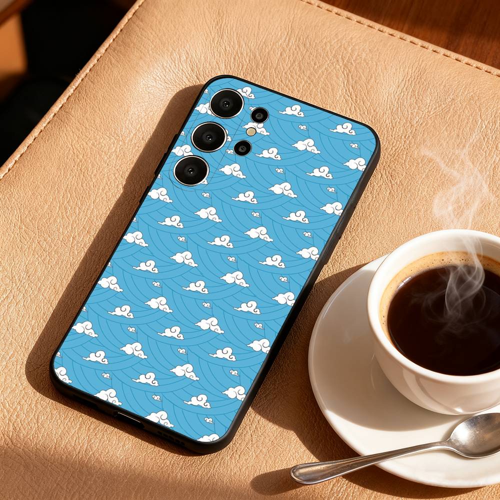 

J-Japanese G-Geometric P-Patterns Phone Case For Samsung S25,24,23,22,30,21,10,9,Ultra,Plus,Lite,FE Black Soft Case Samsung S30Ultra5G