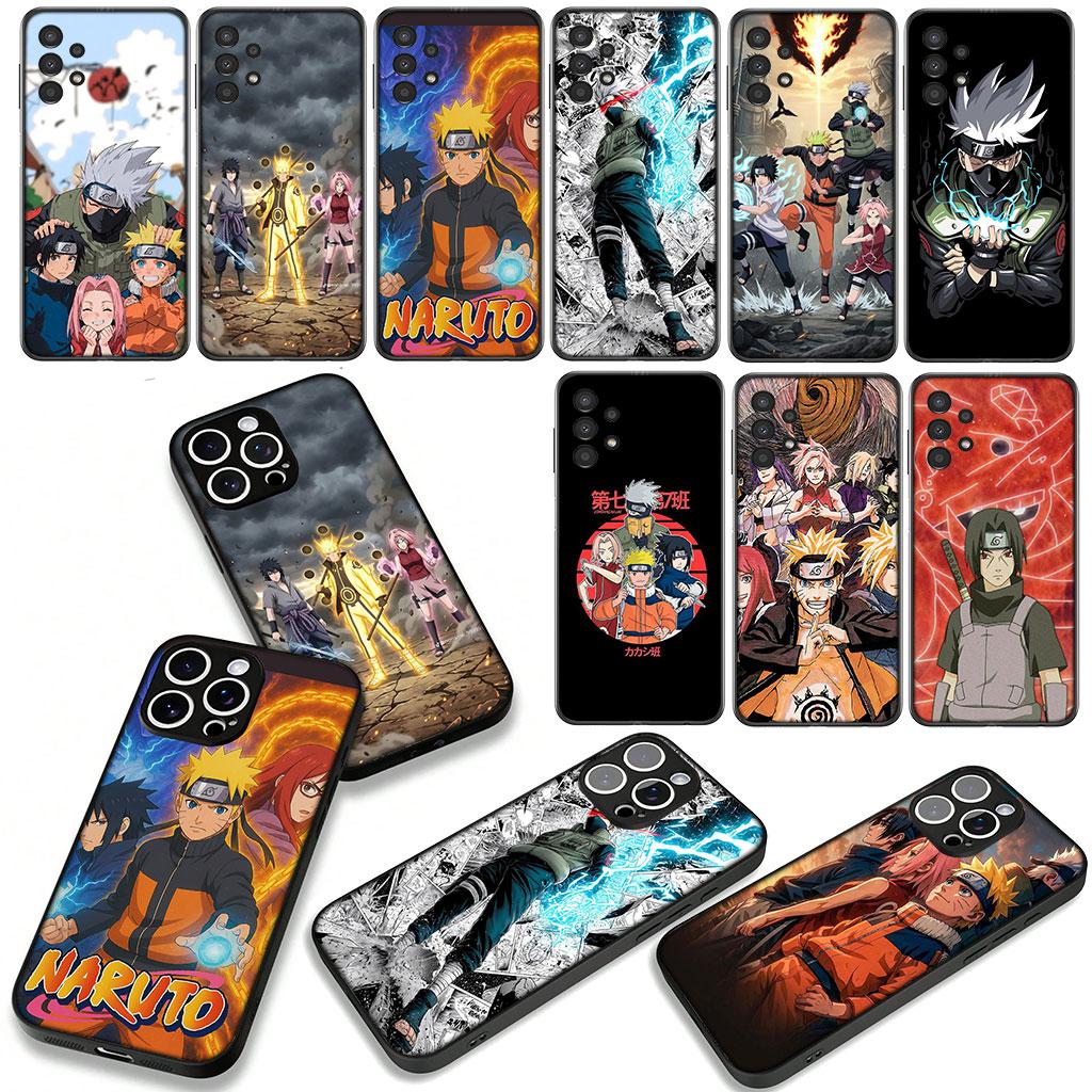 Cover for Apple iPhone 16 15 14 Plus 13 12 Mini 17 Pro Max + ProMax 16E Air Phone Case Narutos Kakashi Haruno Sakura Sasuke