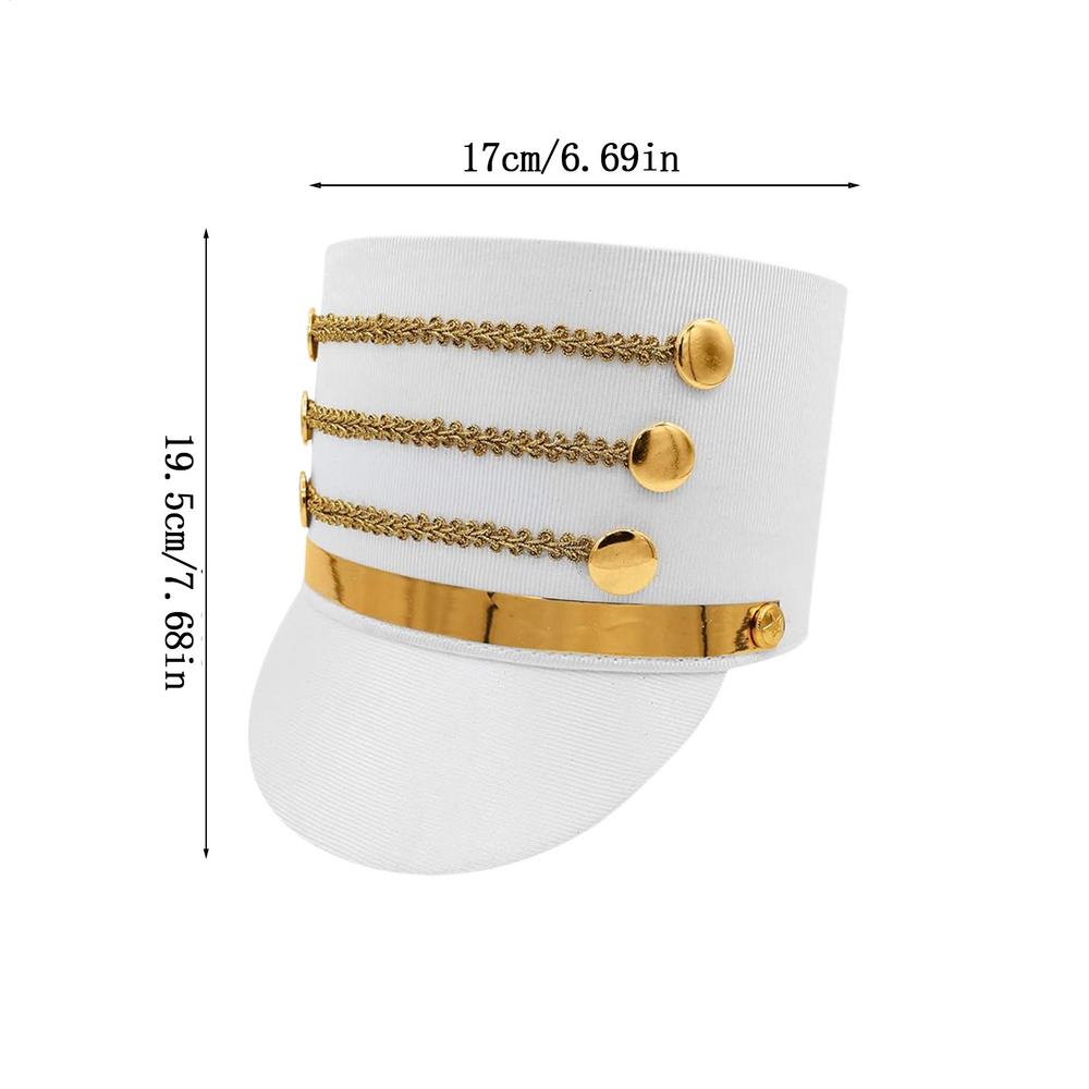 Nutcracker Toy Soldier Hat Soldier Band Major Cosplay Accessory Hat Creative Adults Costume Nutcracker Hat Performance Cosplay