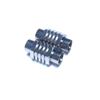 5Pcs/Lot Stainless Steel Buckle Leather Rope Bracelet Connection Hexagonal Titanium Steel Magnetic Clasp Diy Jewelry Making