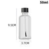 Transparent Glass Nail Polish Bottles Empty Refillable with Brush for Essential Oils and Home ManicureHot Sale