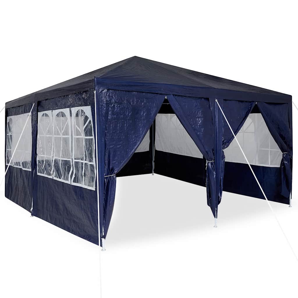 Party Tent Blue 400 X 400 X 266 Cm Polyethylene