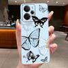 Casing For Realme 14 5G RMX5075 14T RMX5078 Phone Case Clear Luxury Butterfly Fashion Flowers Soft Silicone TPU Protective Cover