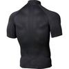 Under Armour Solid Color Logo High Neck Slim Fit Short Sleeve T-Shirt Men Black 1358642-001