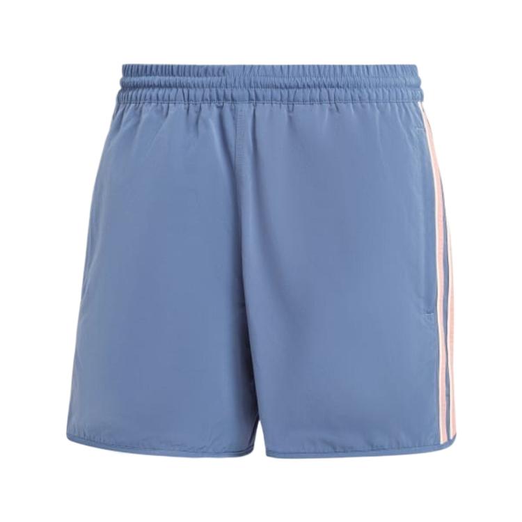 

Adidas Premium Sprinter Shorts With Side Stripes And Pockets Men Shorts Blue IU0213 S
