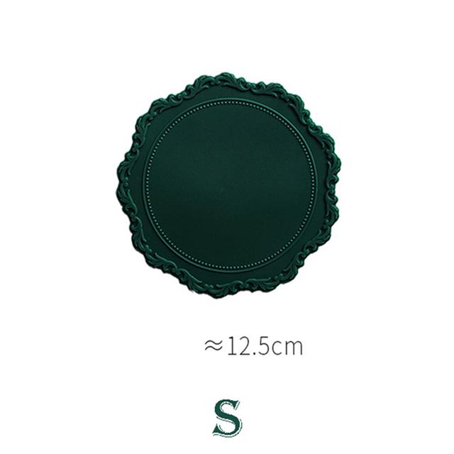 Konco Silicone Placemats for Table Waterproof Non-Slip Tableware Pad Nordic Style Western Tablemat Coaster Decoration Mat