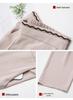 Mom's Ice Silk Elastic High-Waist Loose Straight-Leg Pants for Middle-Aged and Elderly Women - Cool, Casual, Nine-Point Length.