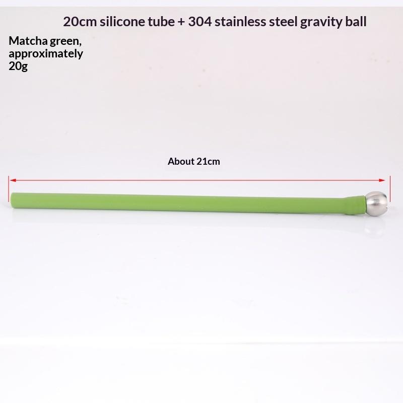 Non-toxic Silicone Foam Lance Suction Tube with Stainless Steel Weight Ball Siphon Hose for Safe Car Washing