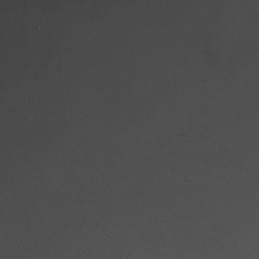 Office Chair Gray Faux Leather