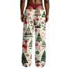 Men's Funny Sleep Pants with Brief Print for Halloween Novelty Pants