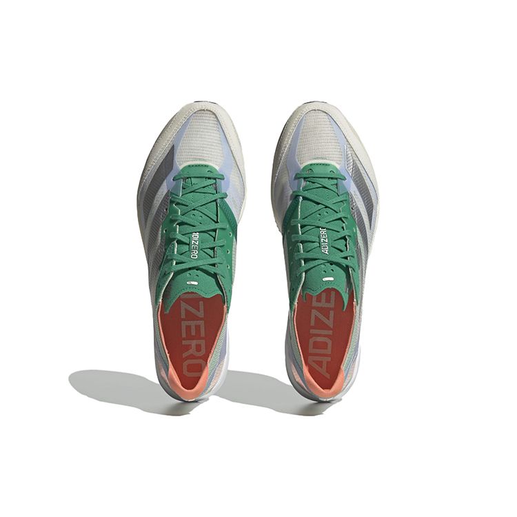 Adidas Adizero Adios 7 White Tint Court Green Men Sneakers Silver-Metallic HQ3699