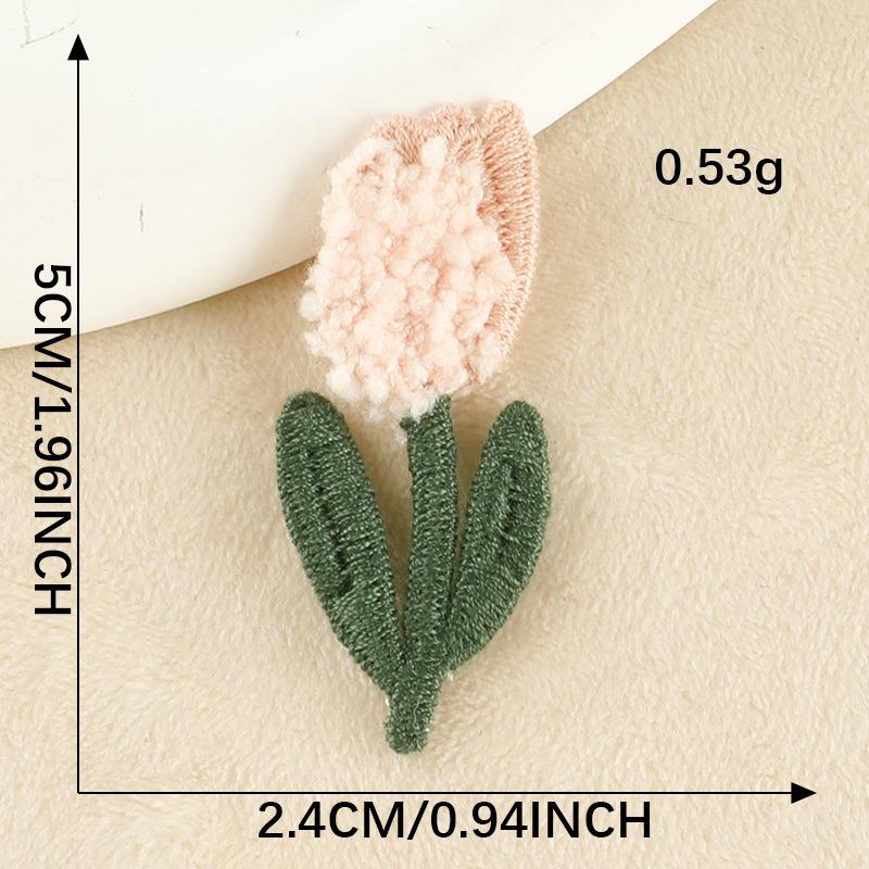 Embroidery Label Hair Accessories Flower Lace Embroidery Stickers DIY Patch Stickers Clothing Accessories Cloth Label Cloth Stickers