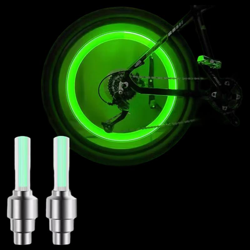 Flashing Bike Wheel Valve Light 42x34x52mm