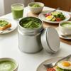 1 Stück tragbare Mini-Matcha-Pulverdose, dicke, versiegelte Blechdose, Lagerung für Tee-Gewürze, Haushaltsgeräte für die Küche
