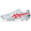 ASICS DS LIGHT ADVANCE 1103A098 Soccer Unisex Size 104 3E Shoes, Adult, (White/Flash Red), 29.0 cm,