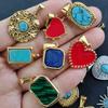 Olivia Custom DIY Thousands of Design Fashion Jewelry Enamel Pendant Gold Plated Stainless Steel Charms for Jewelry DIY Making