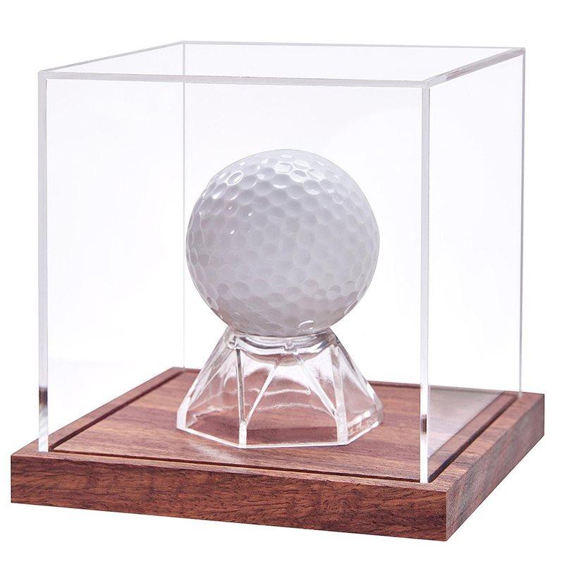 AT19-Golfball-Aufbewahrungsbox Klare Acryl-Mehrzweck-Transparente Vitrine für Baseball-Sammlung