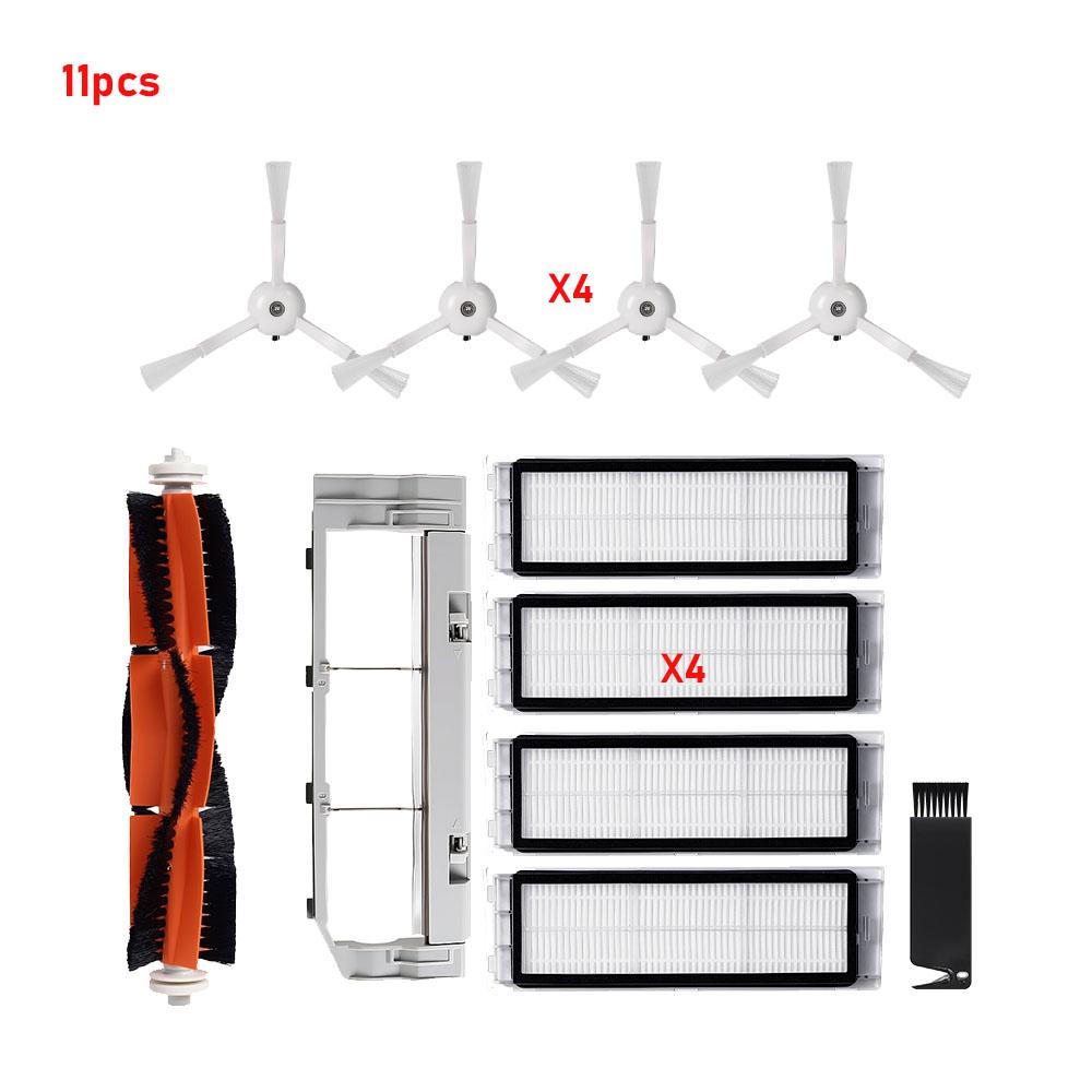 Main Side Brush Hepa Filter Parts For Roborock E1 E1 S1 S1 S6 S6Pure For Xiaomi Mi 1/1S SDJQR11RR SDJQR11RR Robot Vacuum Cleaner