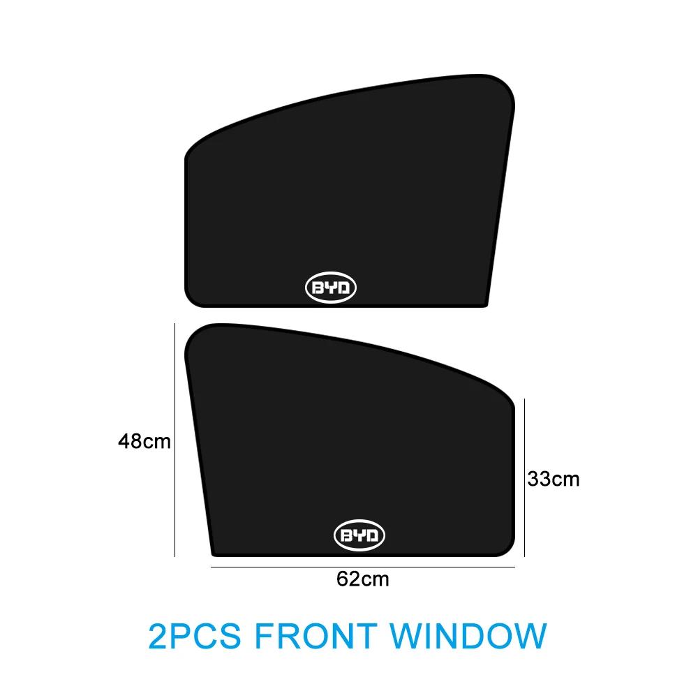 

For BYD Act 3 Atto 3 Song Yuan Plus F3 F0 Dolphin Magnetic Car Sunshade UV Protector Covers Sun Visor Curtain Auto Accessories