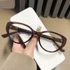 New Fashion Unisex Cat Eye Plain Glasses for Woman Man Glasses Frame for Party Eyeglasses Female Decorative Spectacles Glasses