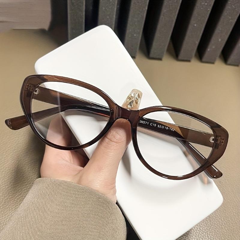 New Fashion Unisex Cat Eye Plain Glasses for Woman Man Glasses Frame for Party Eyeglasses Female Decorative Spectacles Glasses