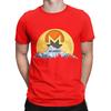 Monero XMR to the Moon Novelty Graphic 100 Cotton TShirt Monero XMR Tees Tops For Unisex