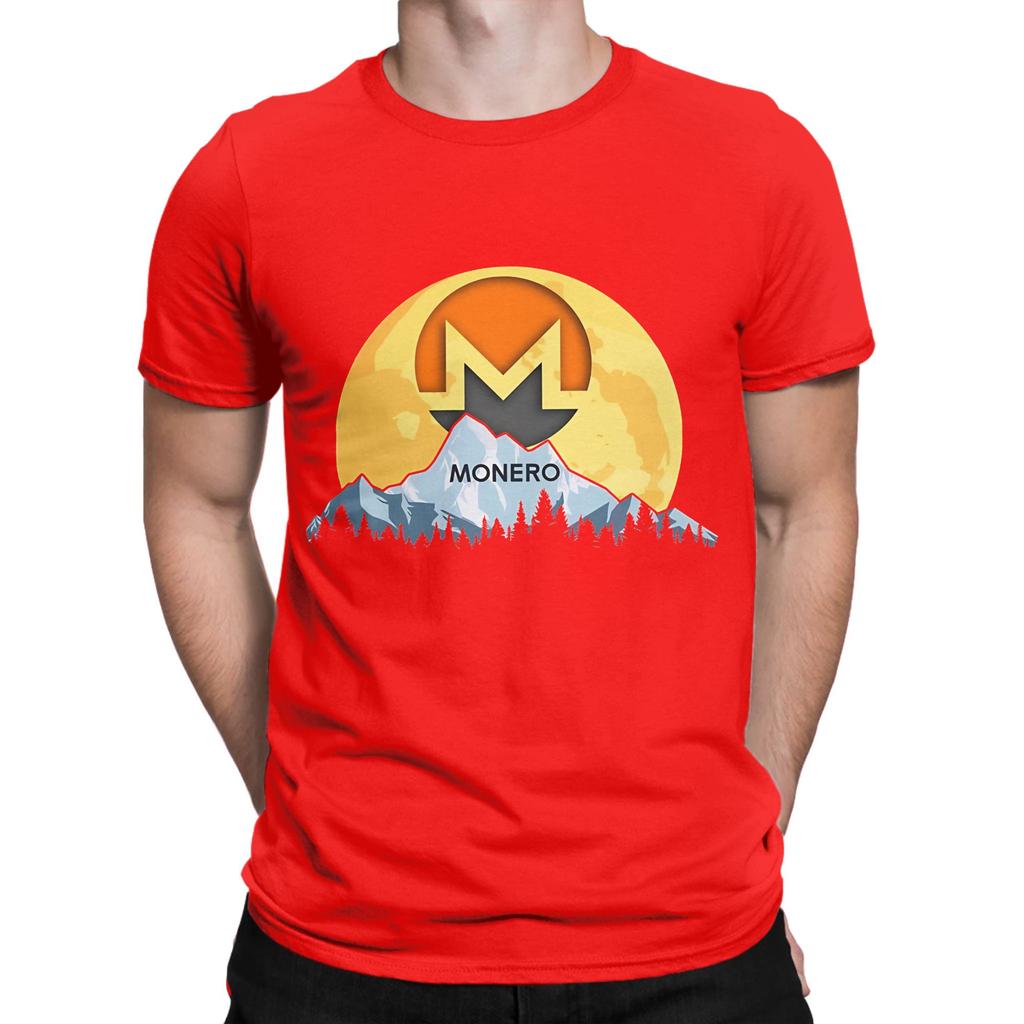 Monero XMR to the Moon Novelty Graphic 100 Cotton TShirt Monero XMR Tees Tops For Unisex