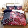 3d Anime Game Aria the Scarlet Ammo Bedding Set Printed With Pillowcase Bed Duvet Cover Soft Single Double Queen Super King Size
