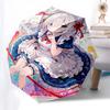 1pc Anime Character Outdoor Umbrella - Automatic Opening/Closing, Portable 3-Fold Design, 8-Bone Iron Frame, Perfect Gift for Fans, Travelers, Da