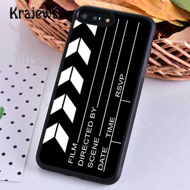 Film Movie Clapperboard Clapper Board Phone Case For iPhone 14 5s 6s 7 8 Plus X XR XS 11 12 13 Pro Max Samsung S21 S22 Ultra